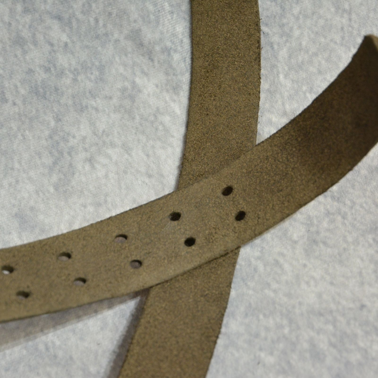 ジャパンショルダー 製品染め2ピンベルト （KHAKI / カーキ） 318-42