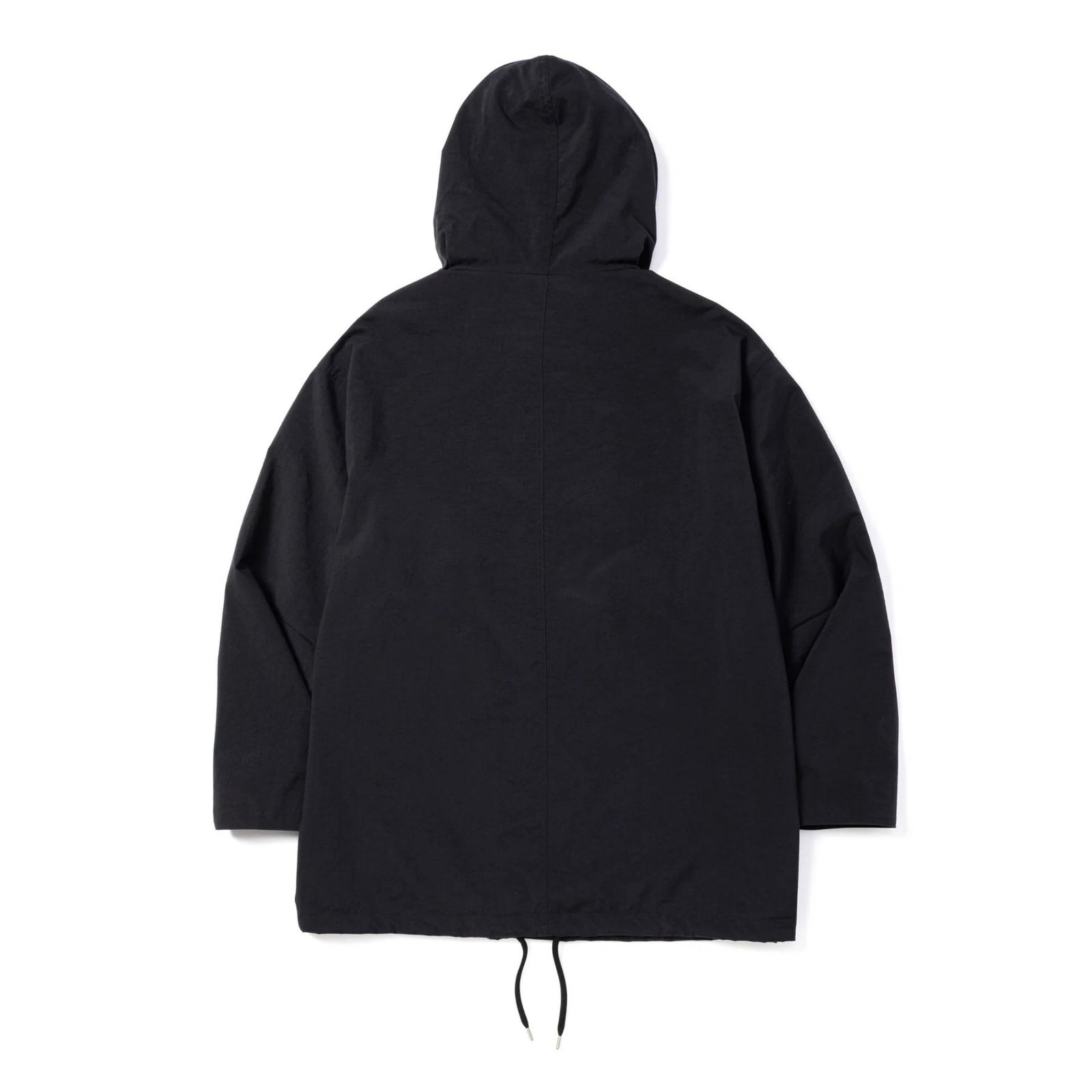 NYLON OX HOODED MODS COAT (BLACK)｜ナイロン オックスフォード モッズコート｜CL-26AWJKT003EX