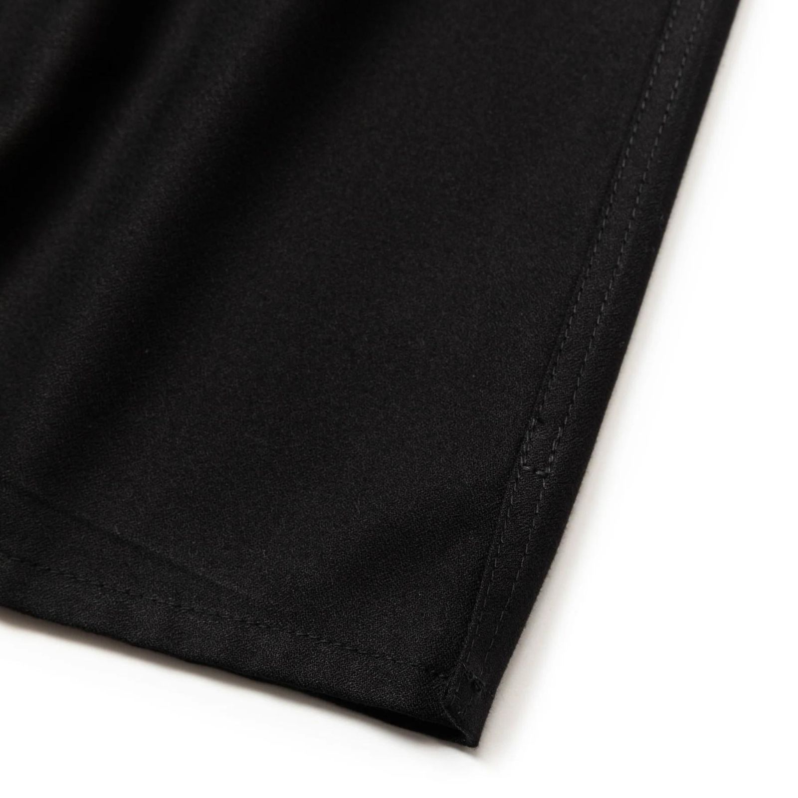 EMBROIDERY OPEN COLLAR L/S SH (BLACK) / オープンカラー 長袖シャツ