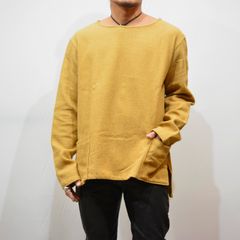 リネンコットン プルオーバーロングスリーブ