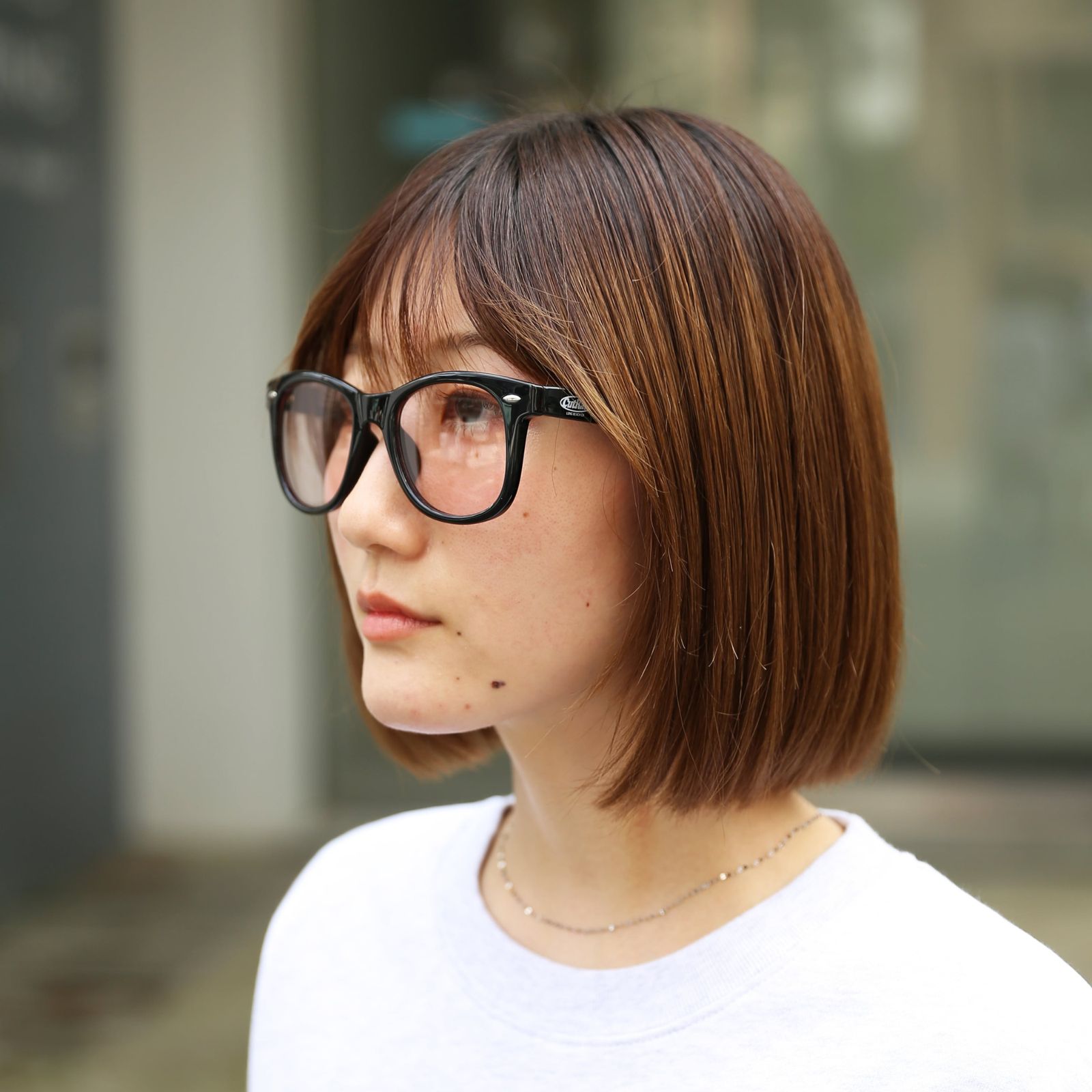 CUTRATE LOGO GLASSES (PINK) / カットレイト ロゴ サングラス