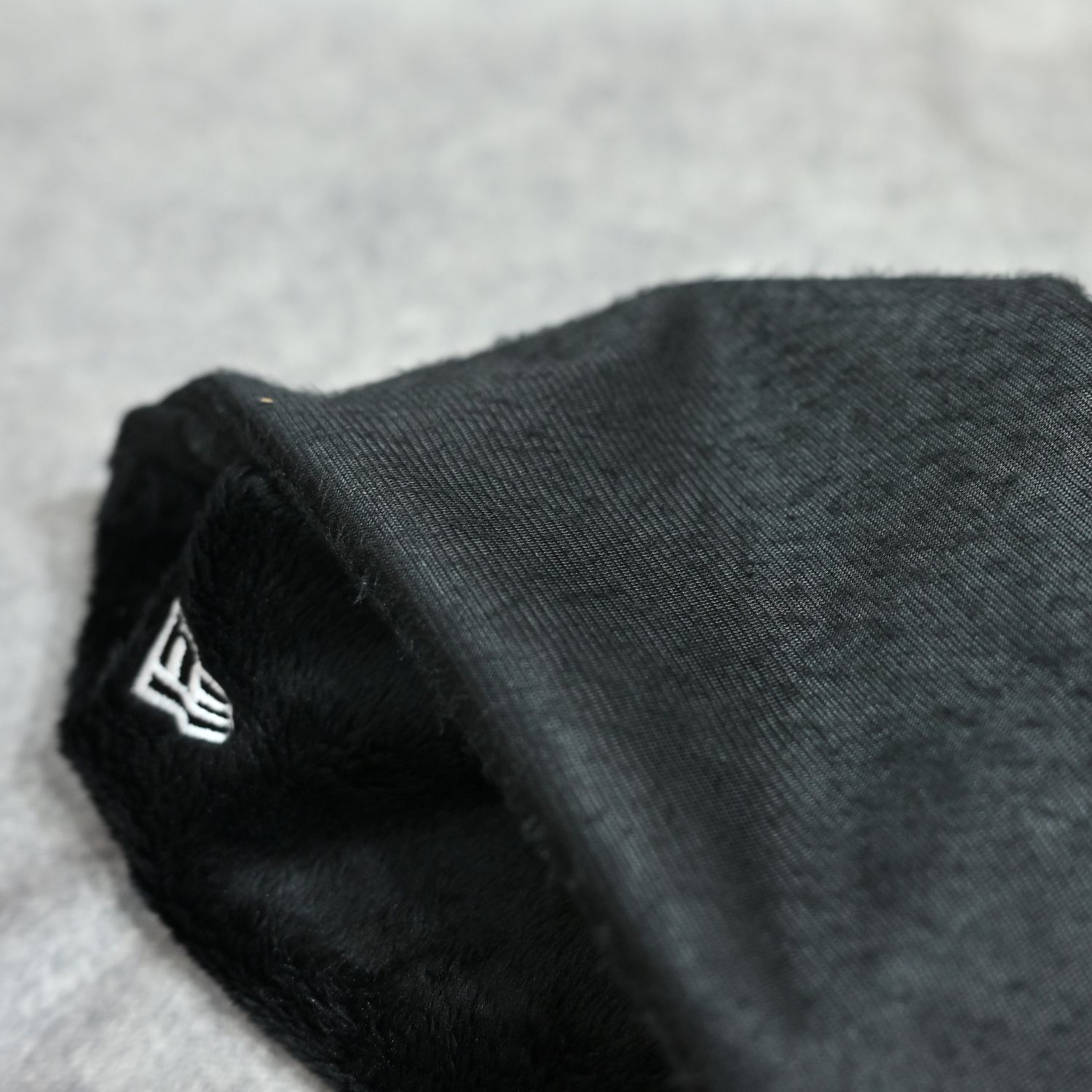 Y's × New Era MICRO FUR CUFF KNIT （Black）｜マイクロファー カーフニット｜YV-H25-995-3