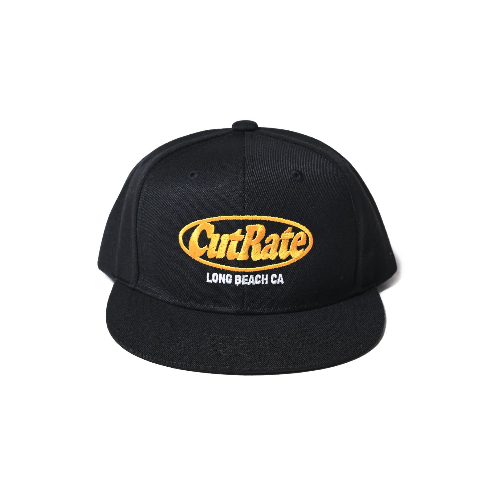 CUTRATE - CUTRATE LOGO EMBROIDERY CAP (BLACK/RED) | chord online store