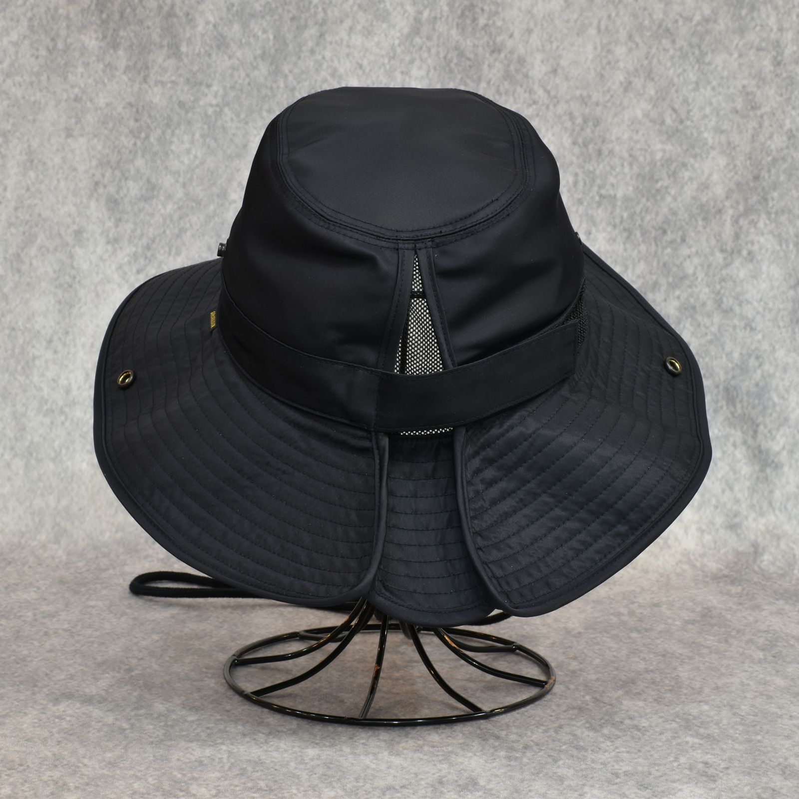 French Boonie Hat "FROGMAN" (BLACK)｜ブーニーハット｜Y01017