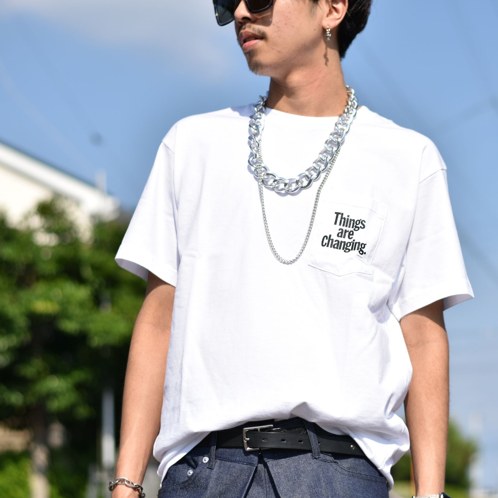 マインデニム　Putney Swope Poke Tシャツ MINEDENIM - Putney Swope Poke Tee / MND-PS002 | chemical