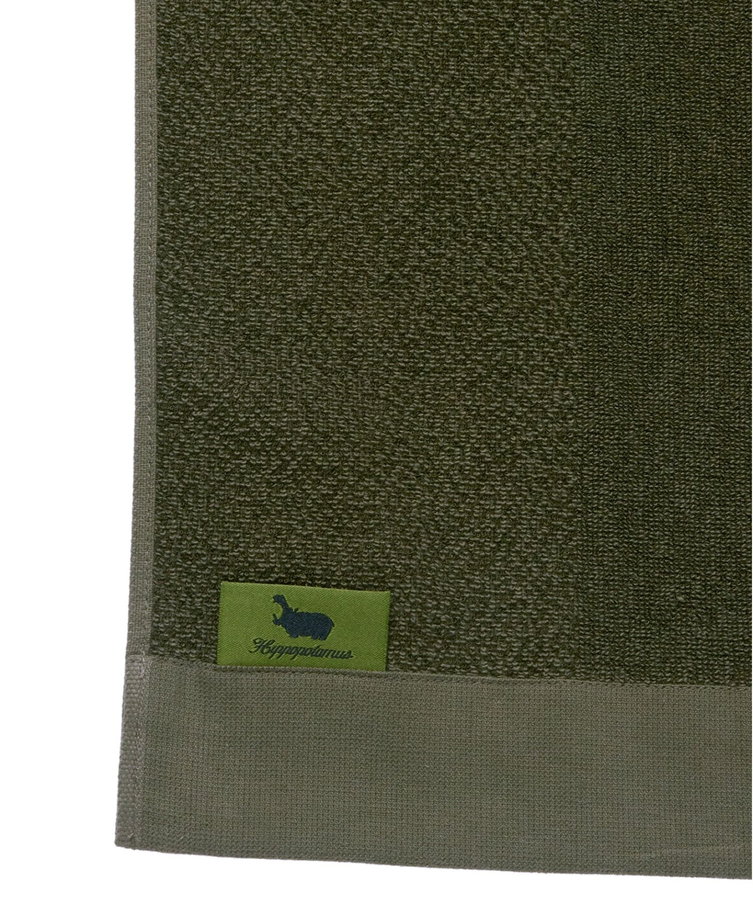 TEST PRODUCT EXCHANGE SERVISE × HIPPOPOTAMUS FACE TOWEL （D.KHAKI） / フェイスタオル (ダーク カーキ) TPES-AC04