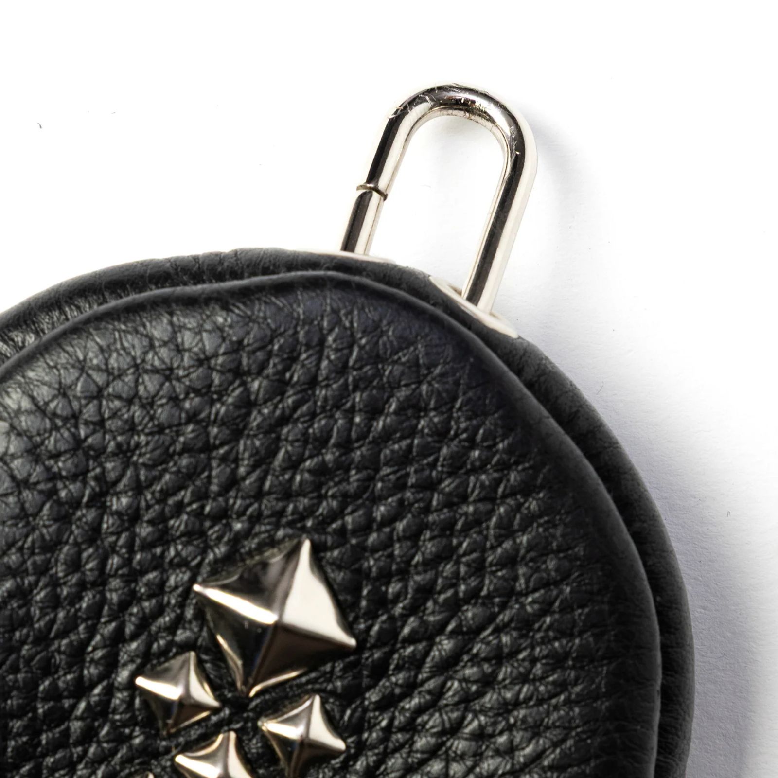 STUDS LEATHER ZIP COIN CASE (BLACK)｜スタッズレザー ジップ コインケース｜CL-26AWLE016