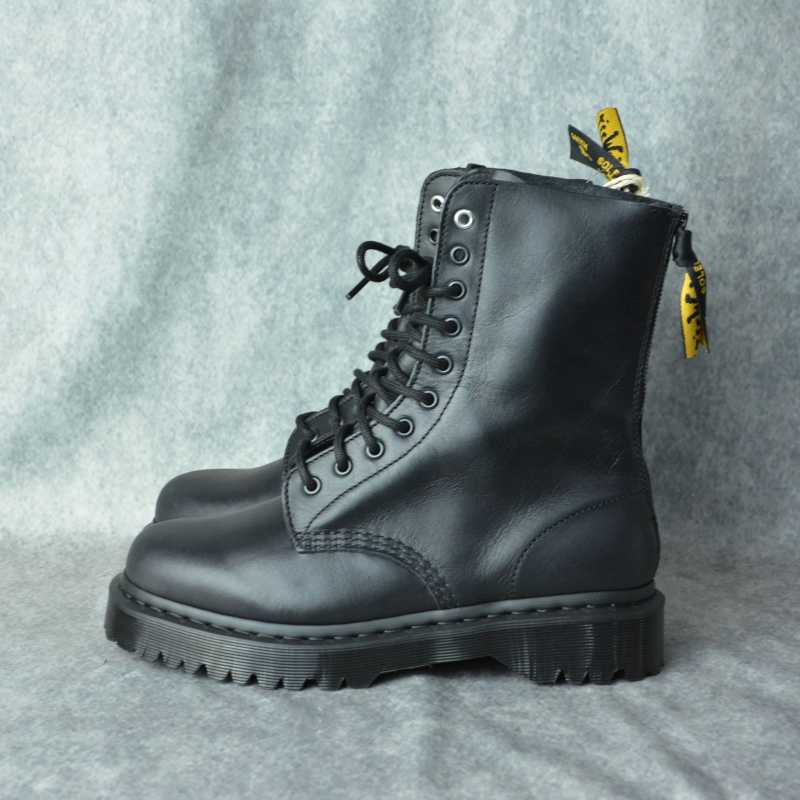 Y's - × Dr. Martens 10 EYE Y's BLACK CLASSIC CALF (BLACK Y's - × Dr. Martens 10 EYE Y's BLACK CLASSIC CALF (BLACK