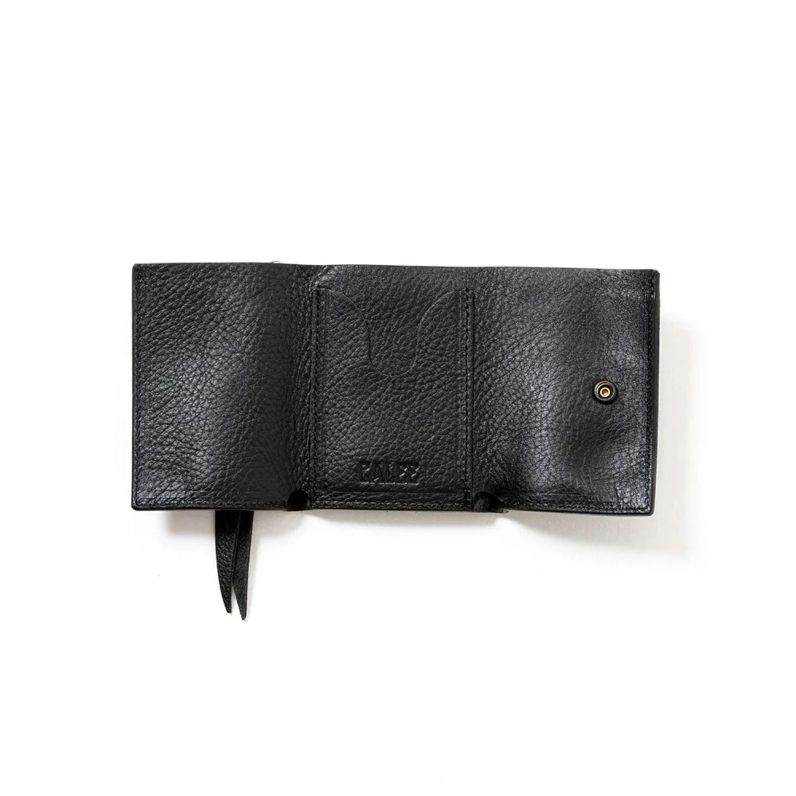 PLANE LEATHER MULTI WALLET ＜STUDS CHARM＞ (BLACK)｜プレーンレザー マルチウォレット ＜スタッズチャーム＞｜CL-26AWLE011EX