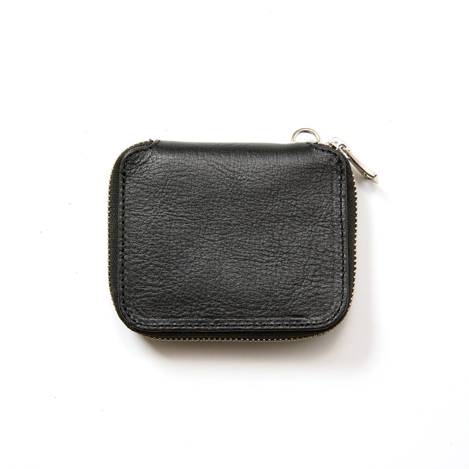STUDS LEATHER ZIP MULTI WALLET (BLACK)｜スタッズレザー ジップマルチウォレット 二つ折り財布｜CL-25AW010LE