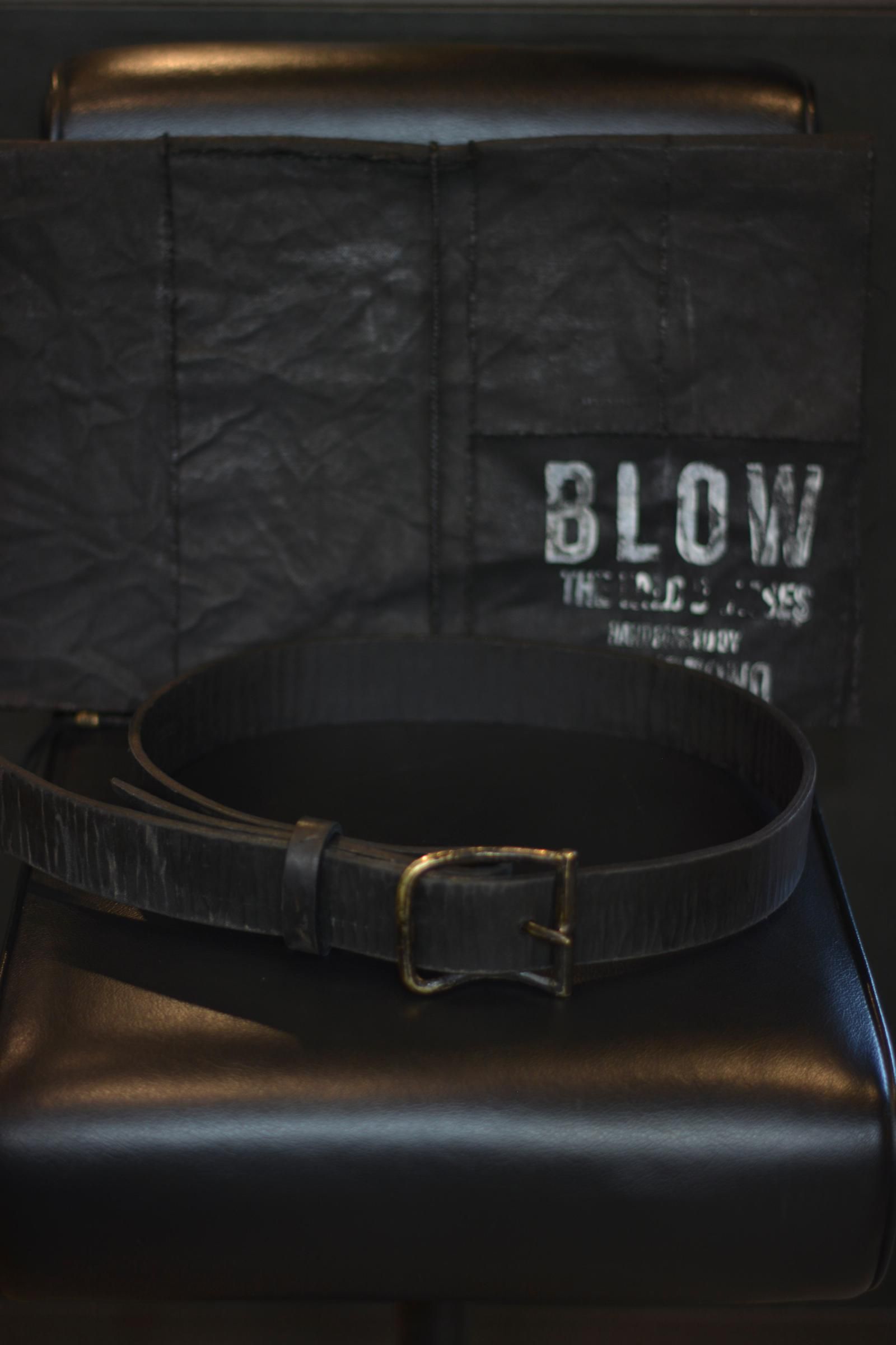 "HANDGRAVING LEATHER BELT"