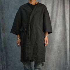 リネンキャンバス 製品染め羽織り （GRAY / グレー）