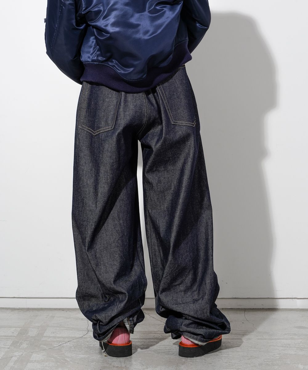 FACETASM - SUPER BIG DENIM PANTS (INDIGO) | chord online store