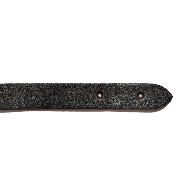 MINEDENIM - Rusty Calf Leather Belt （BLK） / レザーベルト