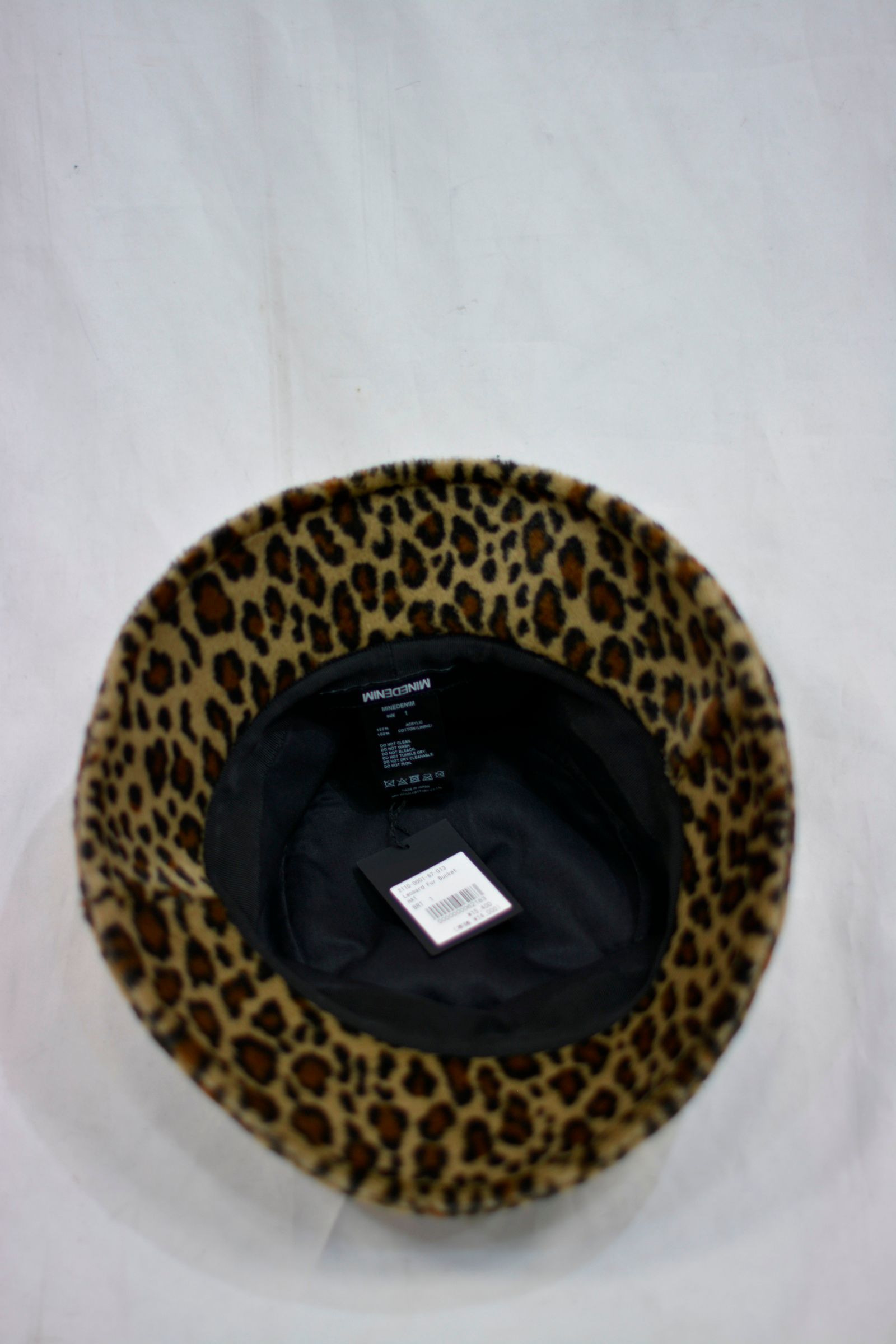 Leopard Fur Bucket HAT
