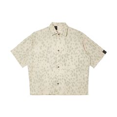 HALF SLEEVE SHIRT （BEIGE / ベージュ）｜半袖シャツ レオパード柄｜2261-SH53-018