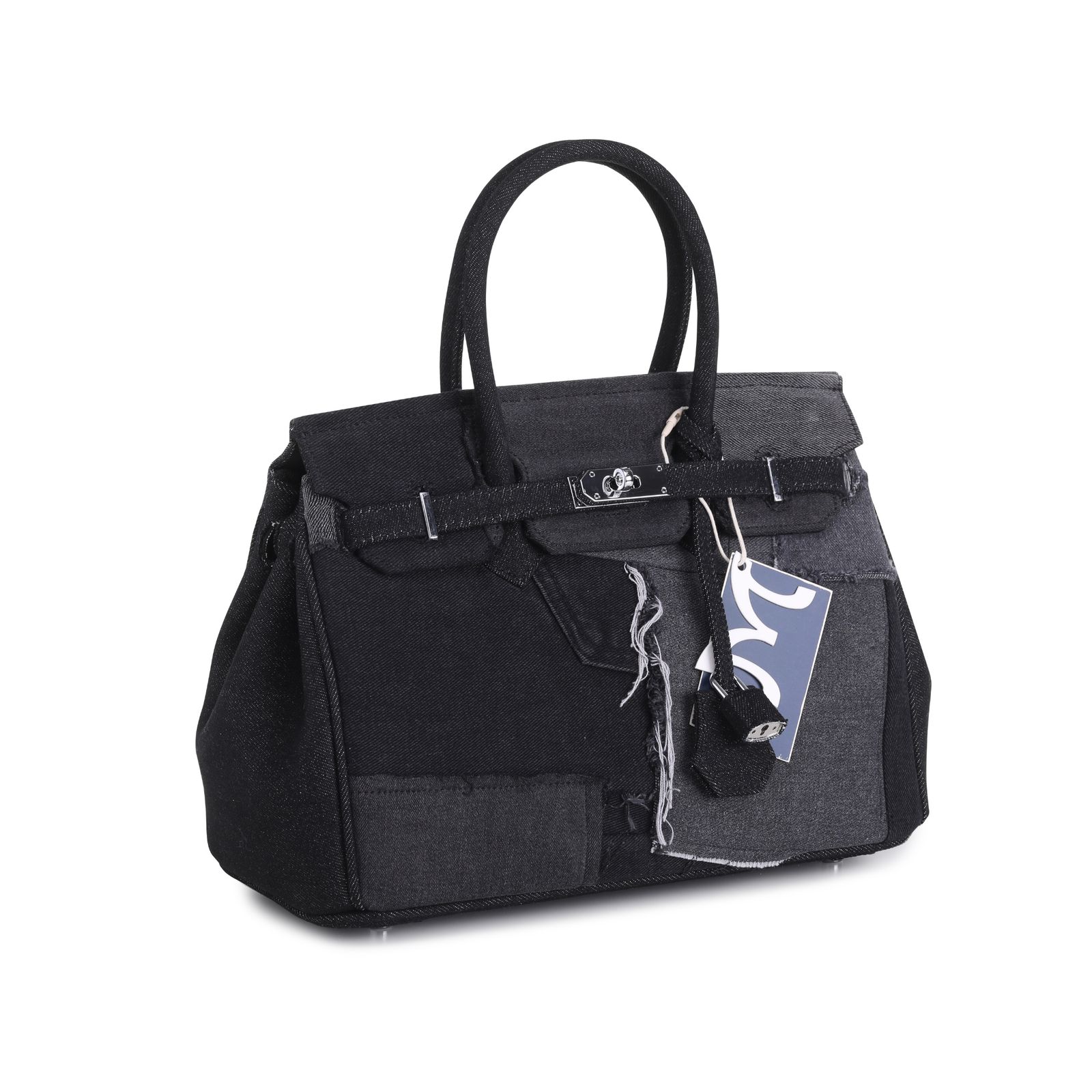 TRAVEL BAG  (MULTI BLACK DENIM) | ハンドバッグ