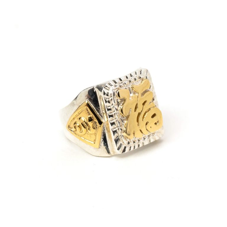 CALEE - MEXICAN TASTE JAPANESE FUKU RING (SILVER × GOLD