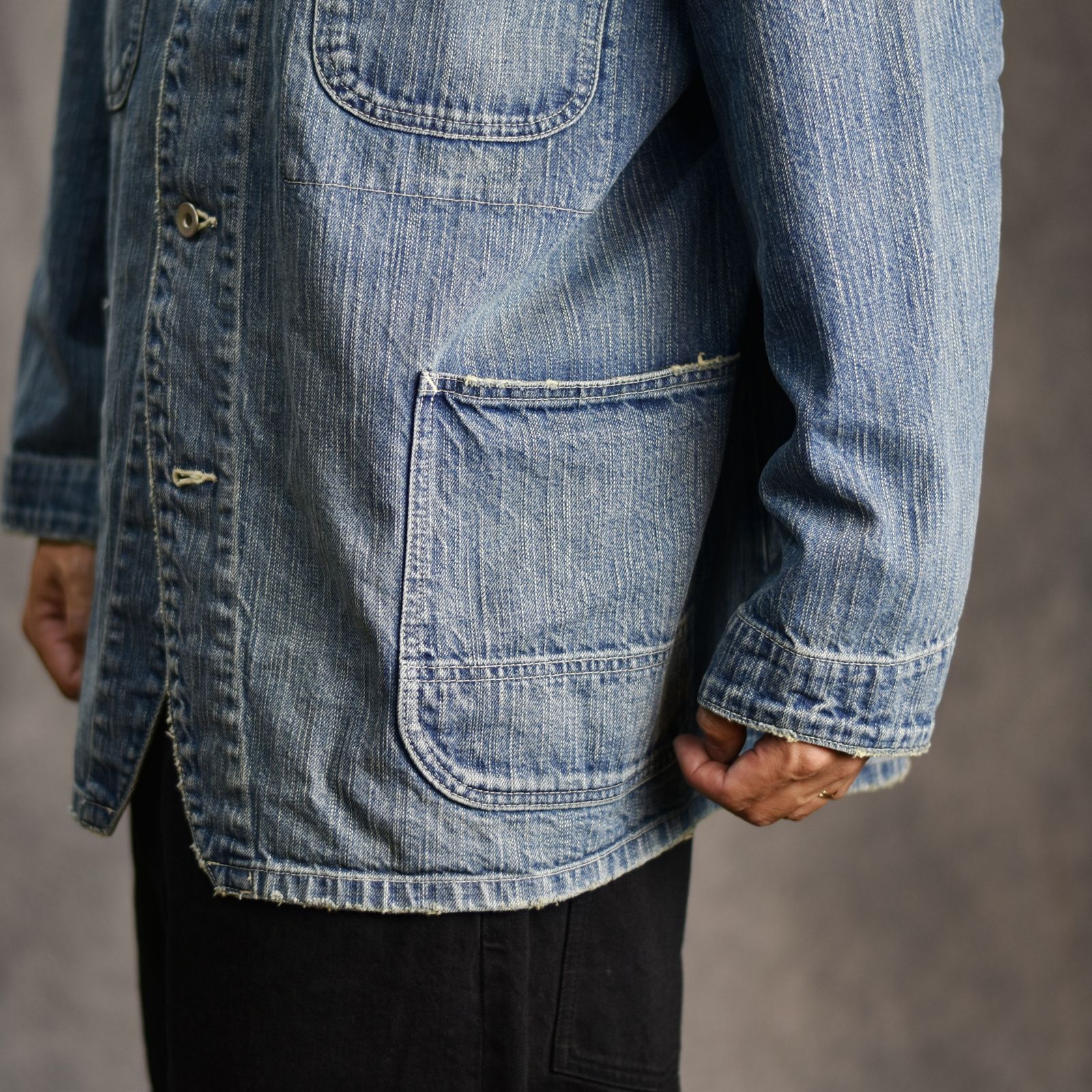 ポータークラシック ペイント刺繍デニムカバーオール メモリアル 落書き PORTER CLASSIC STEINBECK DENIM COVERALLS ポータークラシック