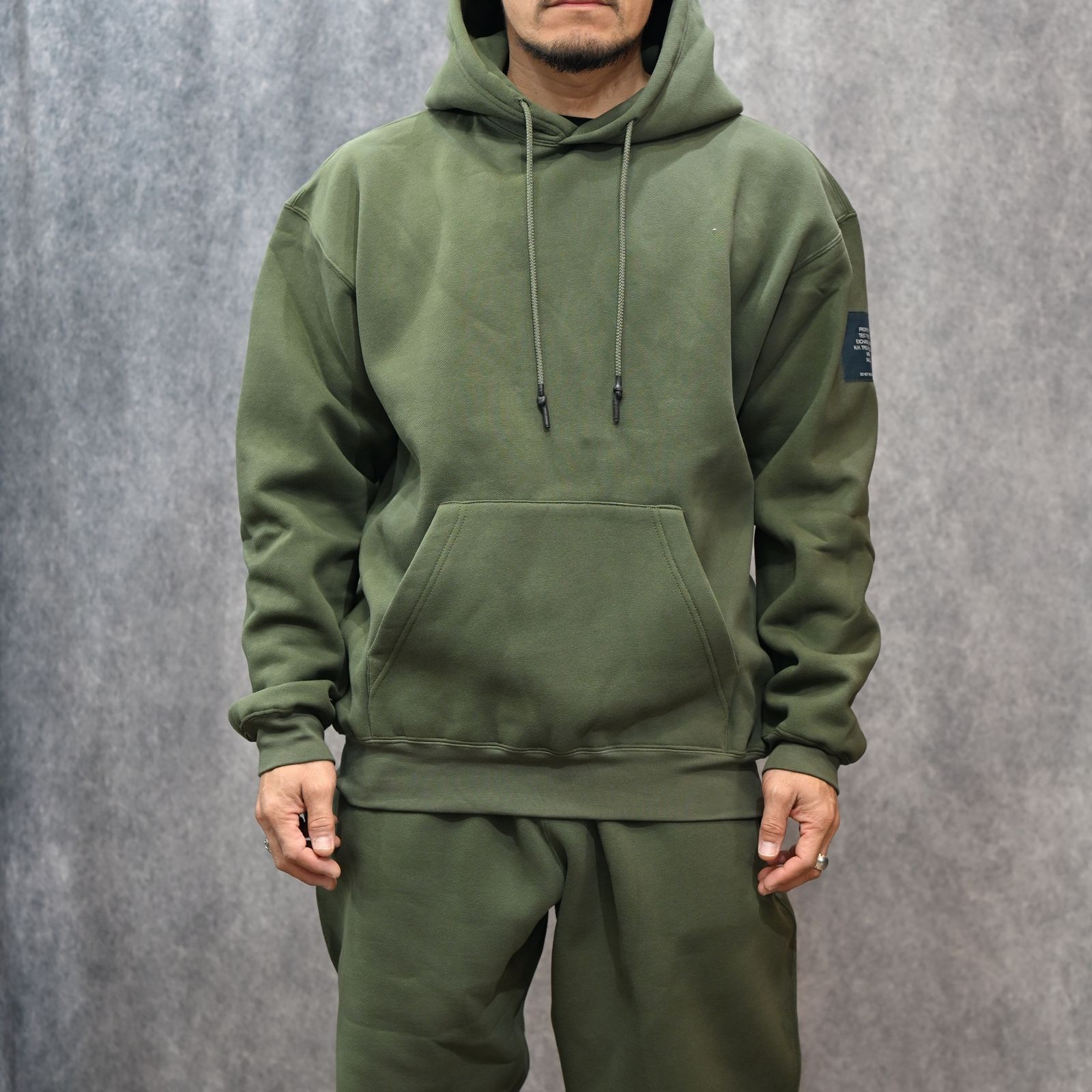 EXCHANGE SERVICE HOODED SWEATSHIRT （KHAKI） /  スウェット パーカー （カーキ） 9252-CS80