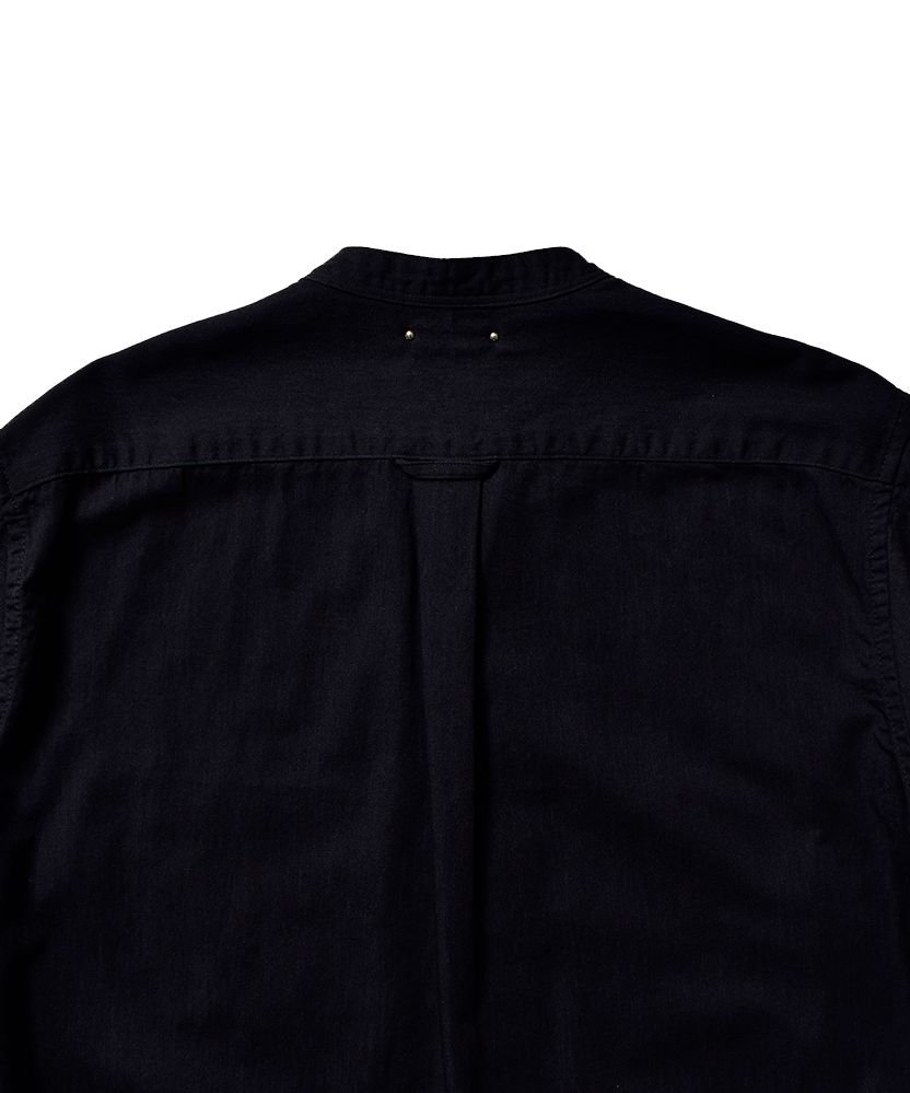 Band Collar OG. Denim Long SH (BLK)