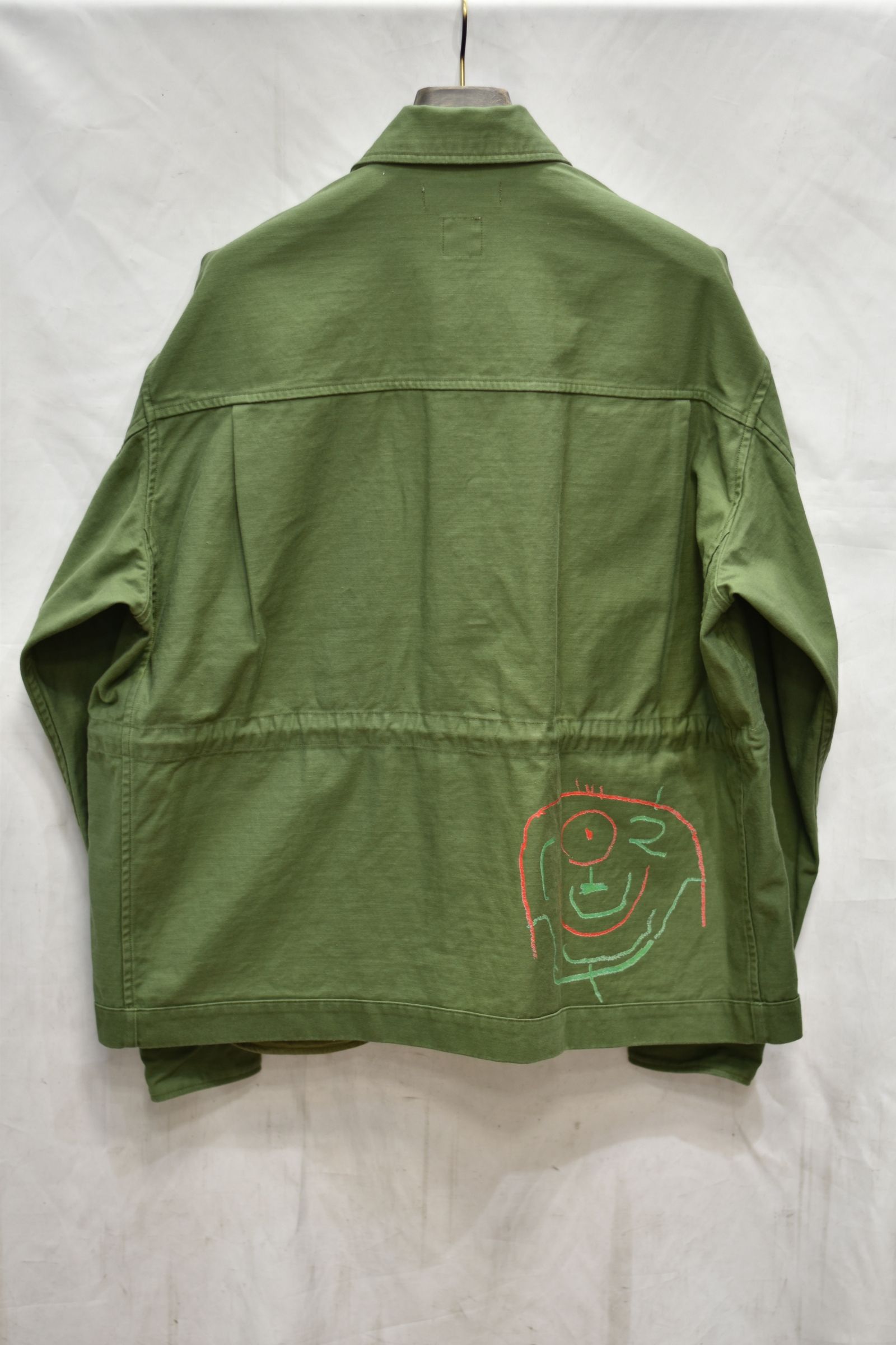 ハンドグラフィック プリント ジャケット