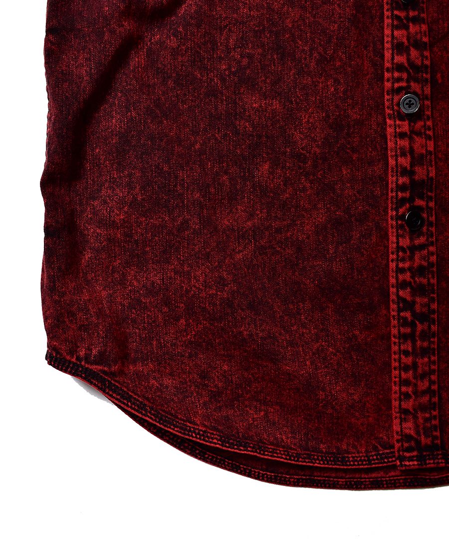 MINEDENIM - Bleach Overdyed Denim Over SH | chord online store