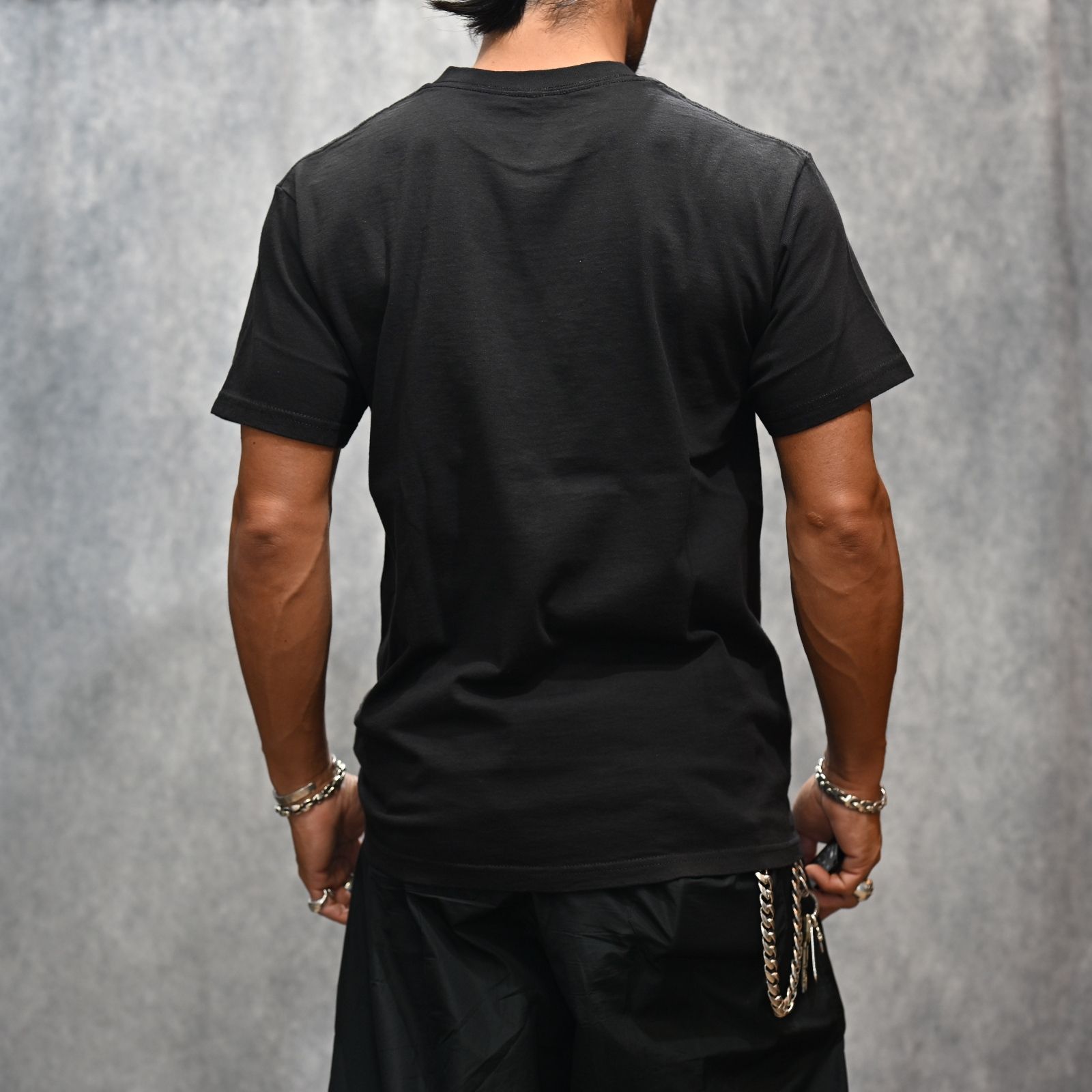 × MASSES “ROUND NECK” SHORT SLEEVE T A Ys （BLACK） / ML-T70-990-2