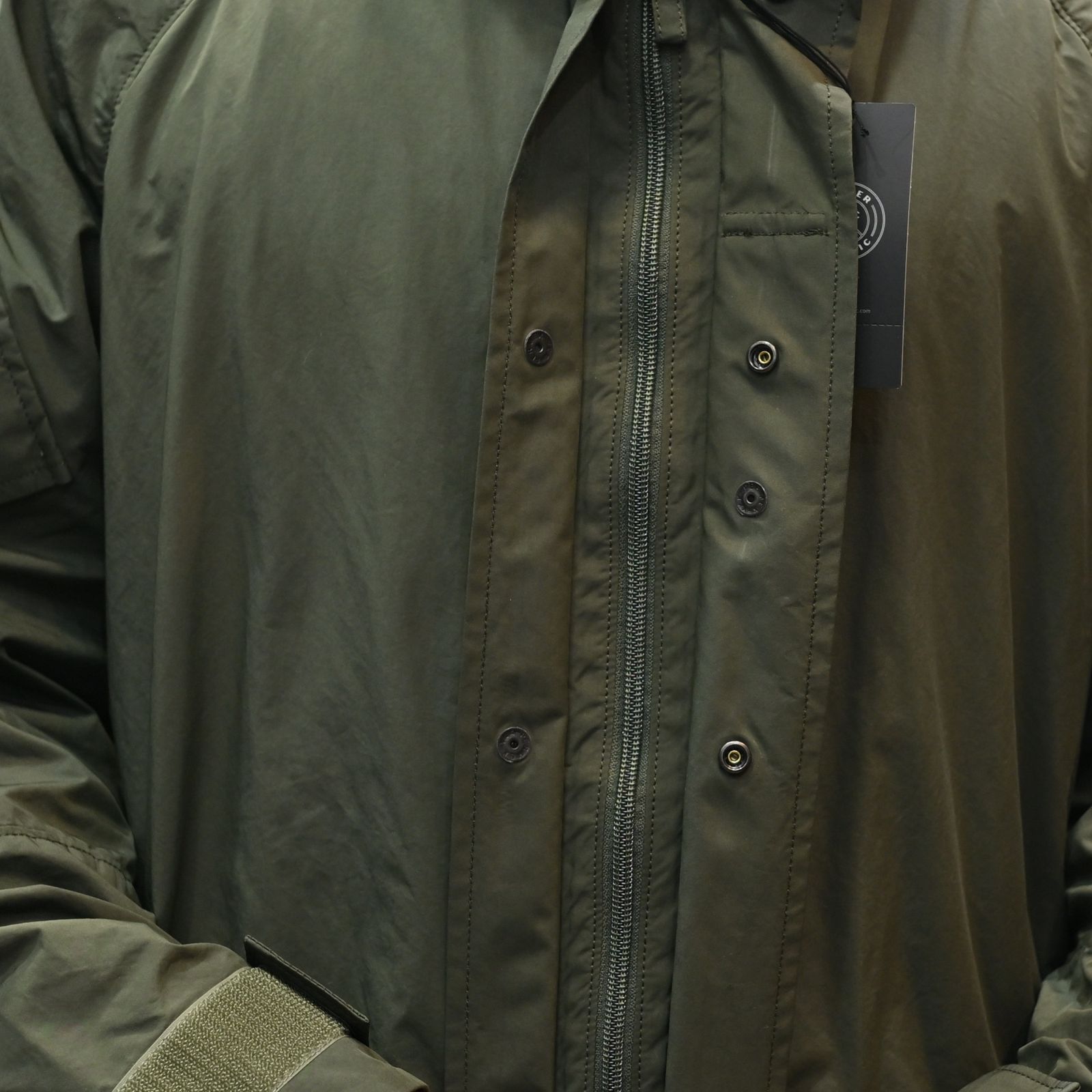 WEATHER MILITARY JACKET / LINER NYLON ZU CONNECTION  （KHAKI)｜ウェザーミリタリー ジャケット （カーキ） PC-026-2988-52