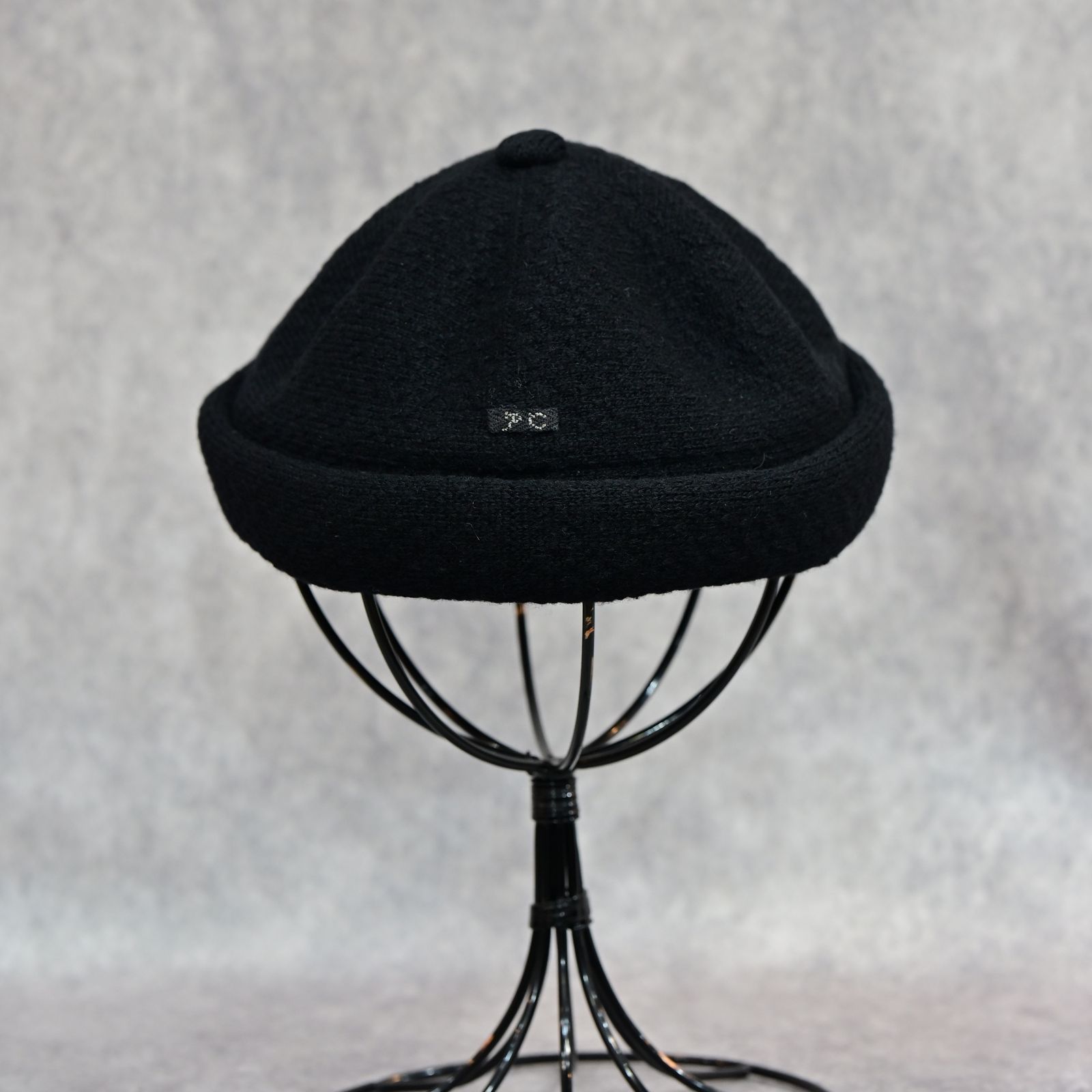 TWEED KNIT FISHERMAN’S CAP （BLACK）｜ツイード ニット フィッシャーマン キャップ （ブラック） PC-031-3651-10