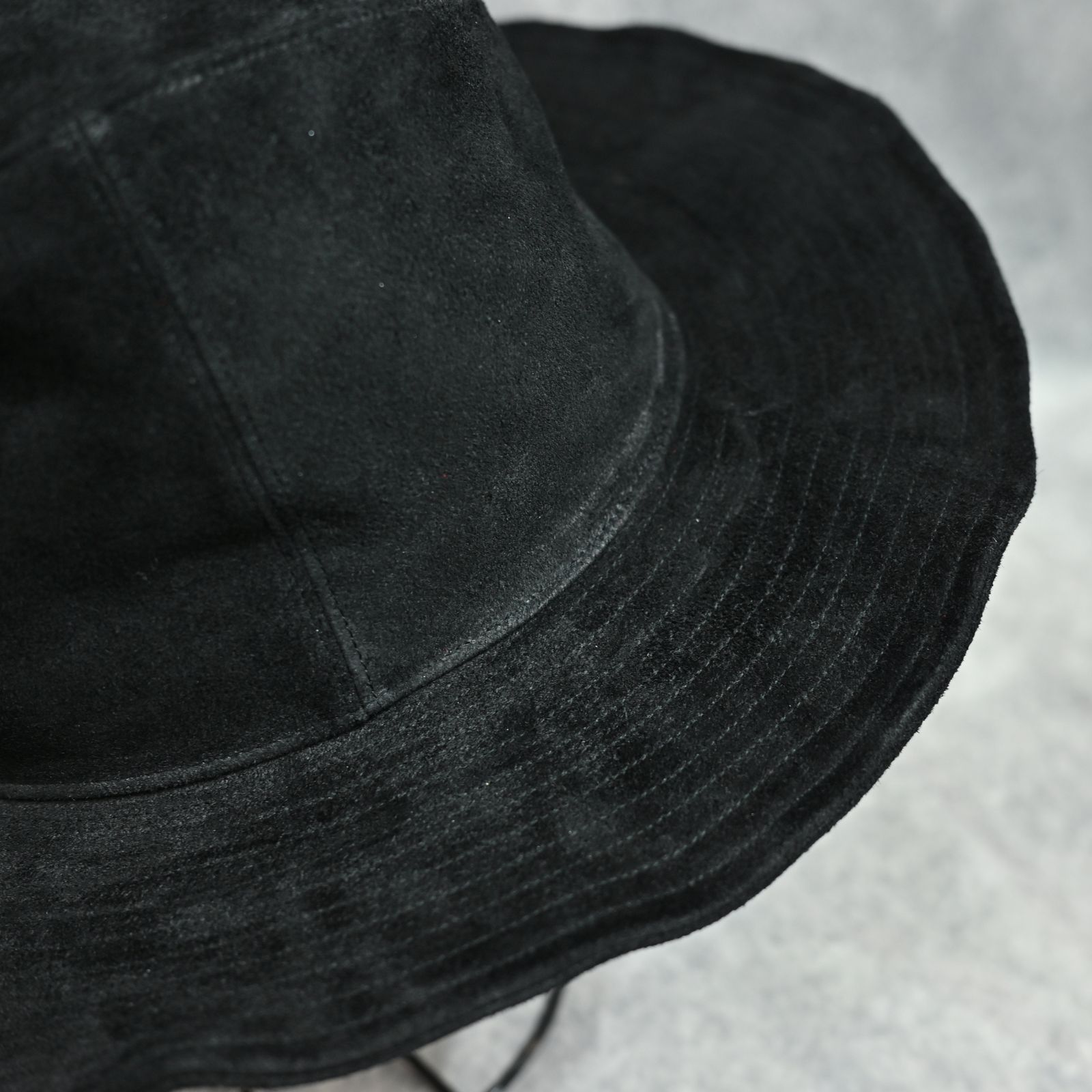 × ISAMU KATAYAMA BACKLASH｜COWBOY HAT （BLACK）｜JPホーススエード テンガロンハット｜HW-H13-785