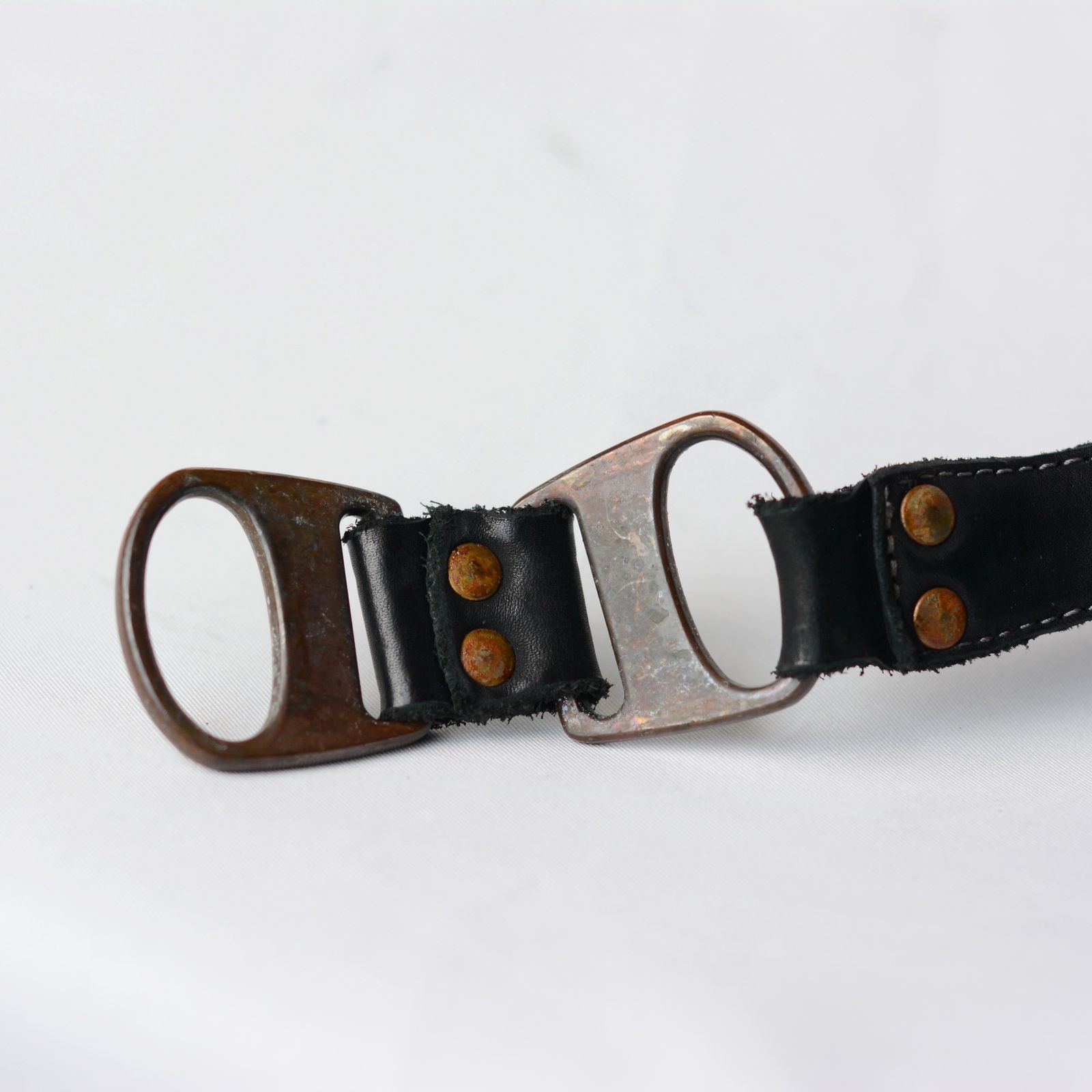 incarnation - CALF LEATHER BELT D-RING NARROW LONG” | chord online 