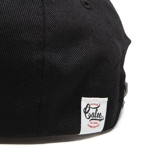 TWILL CALEE LOGO EMBROIDERY CAP (BLACK/WHITE)