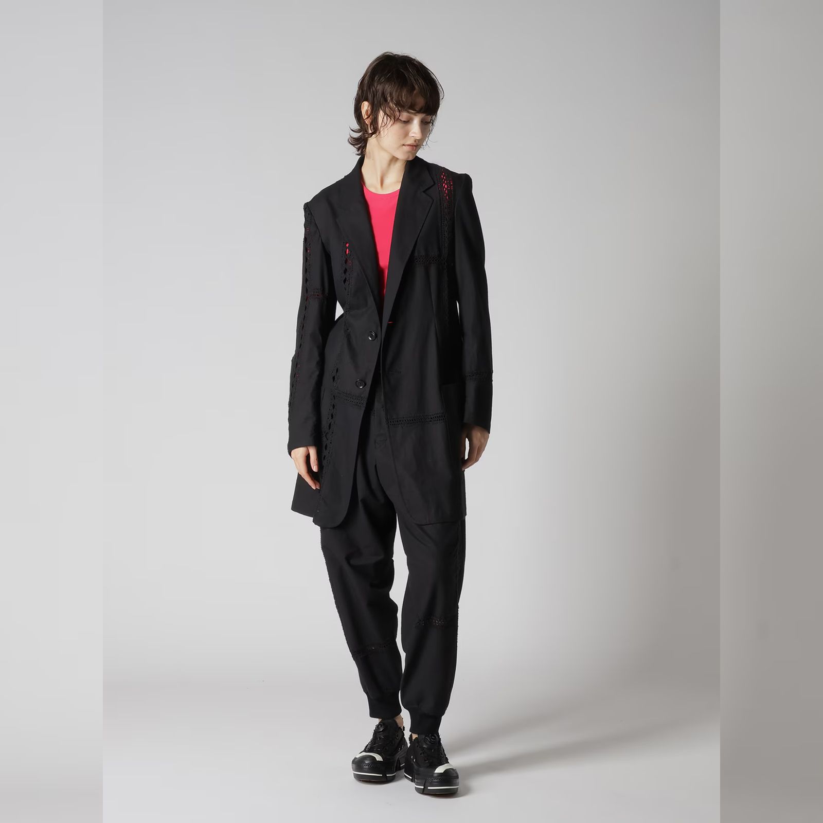 Y’s × xVESSEL PLATFORMM SNEAKER （BLACK） /  スニーカー （ブラック） / YK-E07-885-1-01