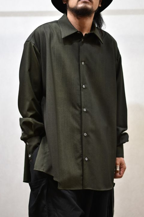 サイドジップエクスバンドシャツ / LB21FW-SH01-MA (MOSS MARBLING)