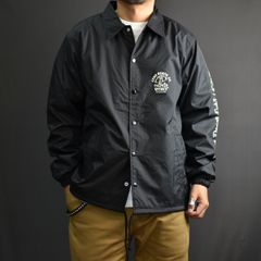×VENICE8 COFFEE HOUSE G.O.D NYLON COACH JACKET (BLK) / ナイロン コーチジャケット