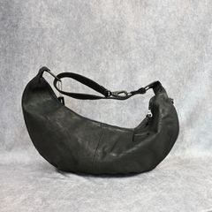 ダブルショルダー バナナバッグ （BLACK）｜92-10
