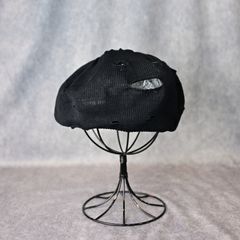 JERSEY DAMAGED BERET （BLACK） /  ニット ベレー帽 （ブラック） HP-H01-360-2-03