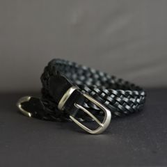 Leather Mesh Belt （BLK）