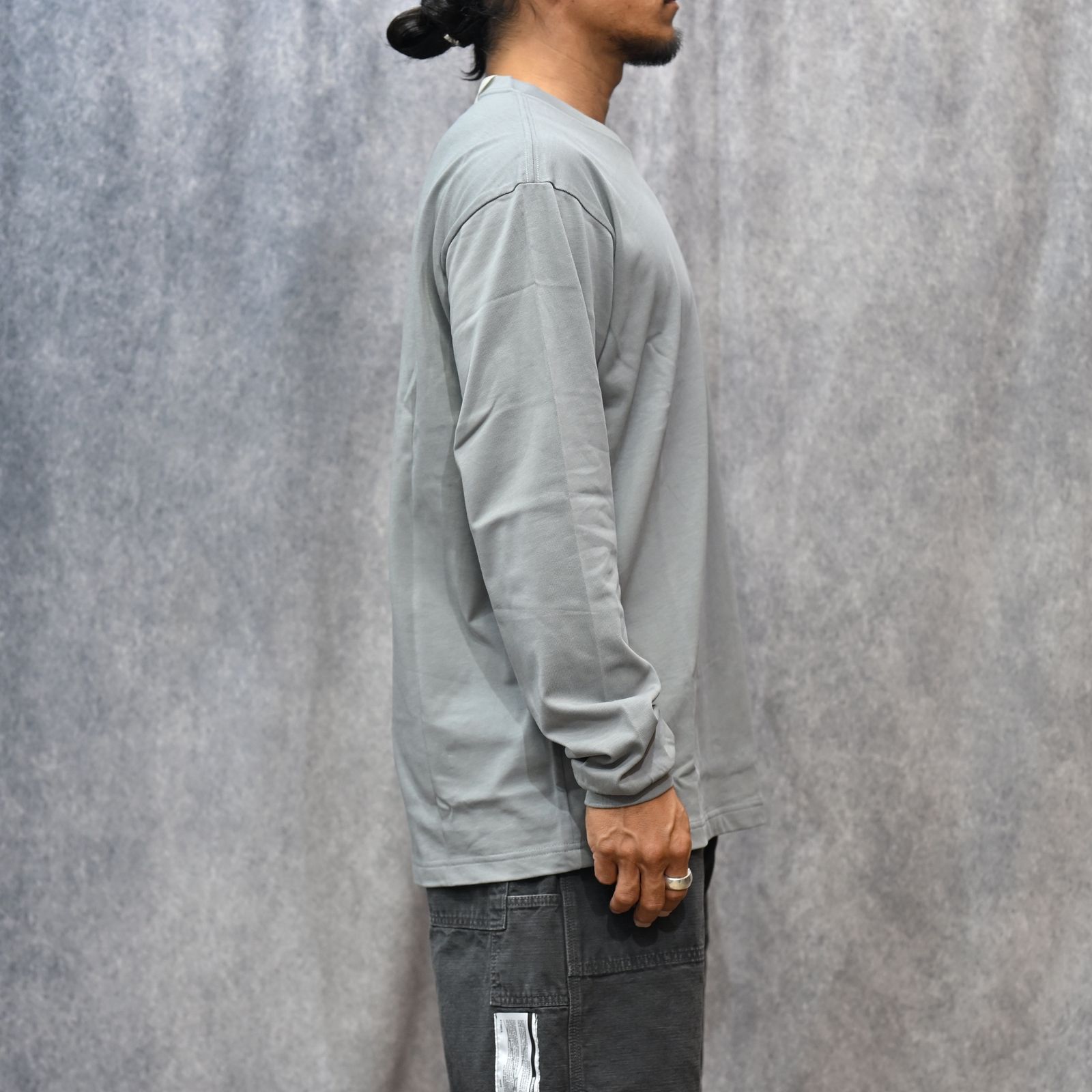 EXCHANGE SERVICE LONG SLEEVE （GRAY） /  ロングスリーブ Tシャツ （グレー） 9252-CS82