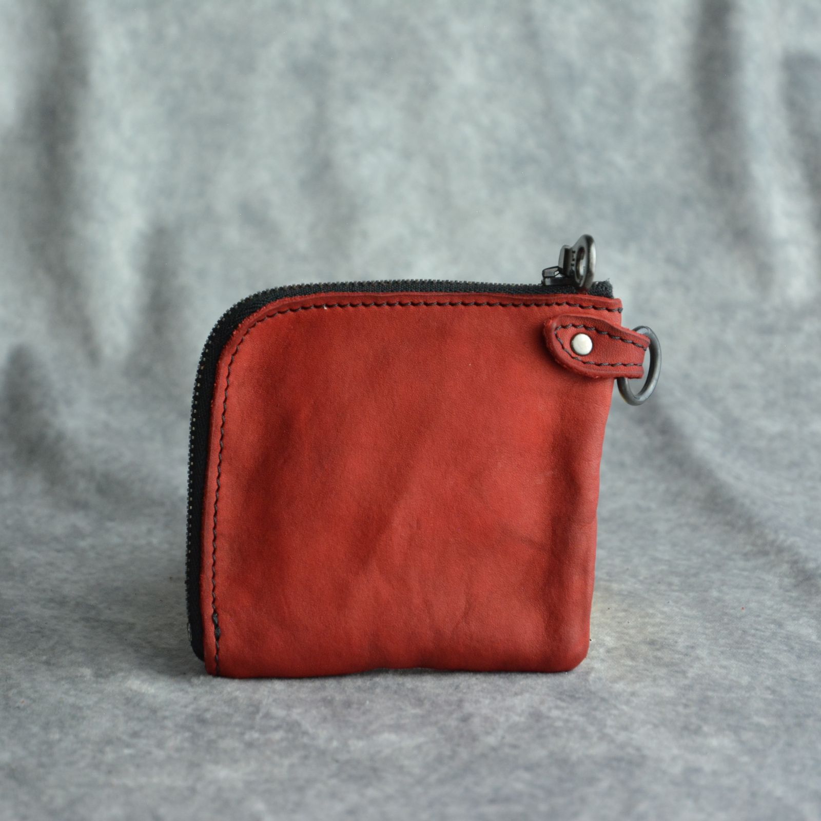ダブルショルダー レザー コインケース （RED / レッド）