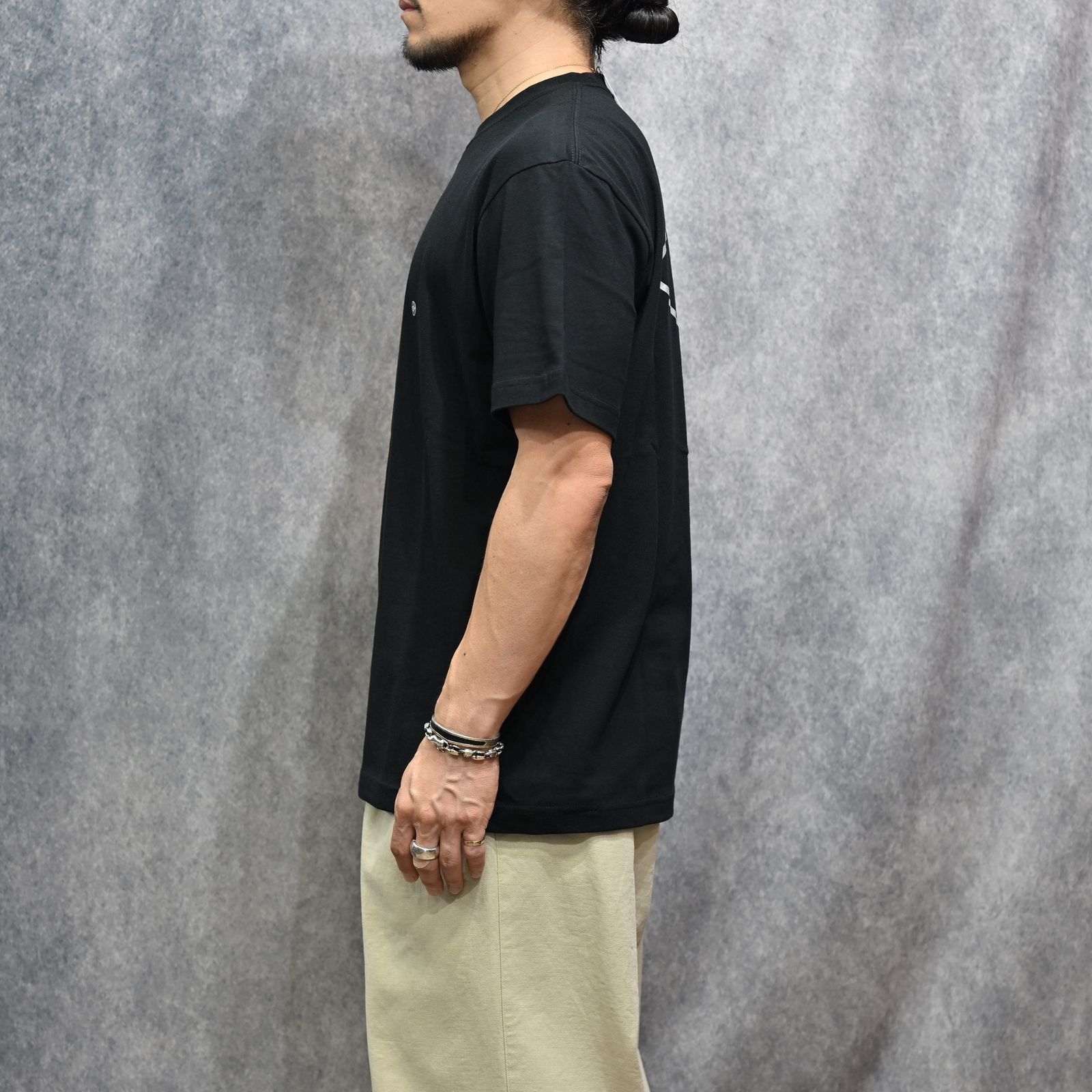 DIAMOND BACK TEE （BLACK）｜ダイアモンド プリント Tシャツ （ブラック） 602-261-17