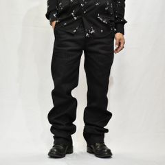 Discharge Stripe Wide Denim Baker PS