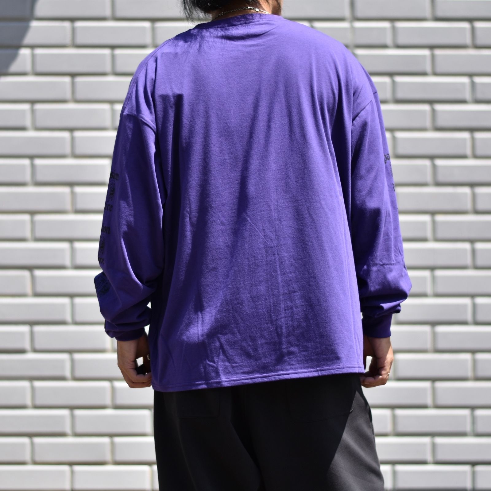 COTTON L/S T-SHIRT '2FACE (PPL)