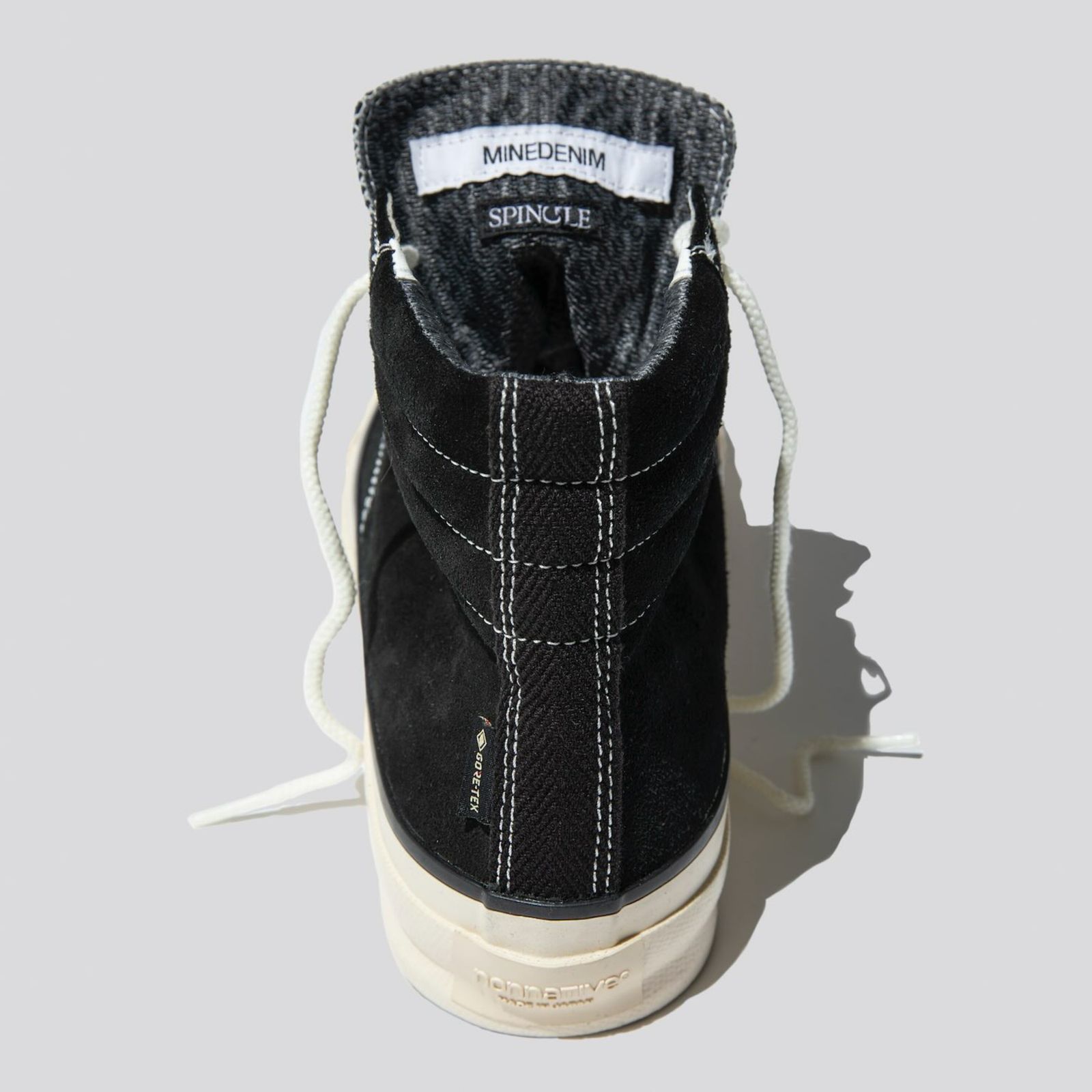 MINEDENIM × nonnative （WHT×BLK）｜ノンネイティブ スニーカー｜NN-F4753