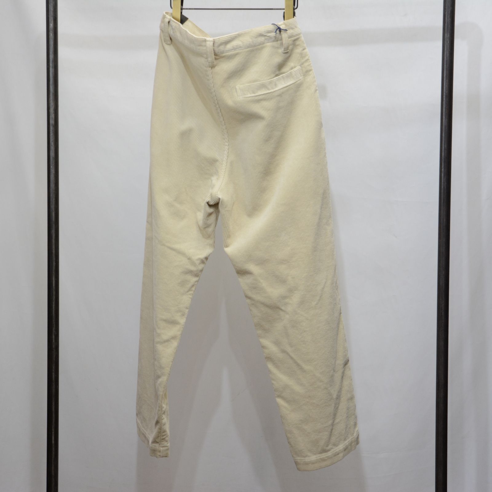 Porter Classic - CORDUROY STRAIGHT PANTS (OFF WHITE) コーデュロイ