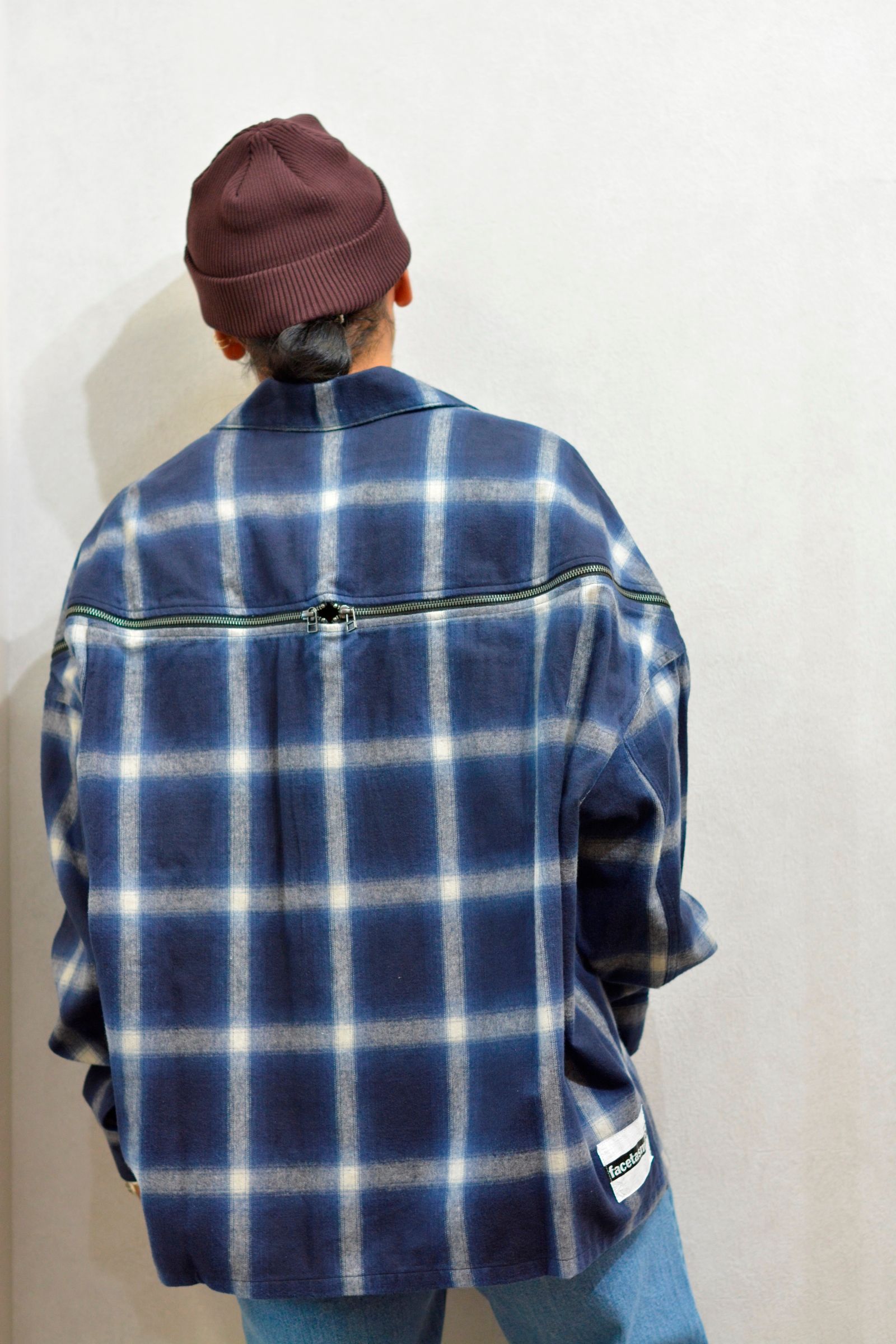 FACETASM - ”CHECK ZIPPER SHIRT | chord online store