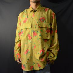 ORIGINAL FLOWER PRINT SHIRT （ROSE DRIP） / フラワー柄 プリントシャツ