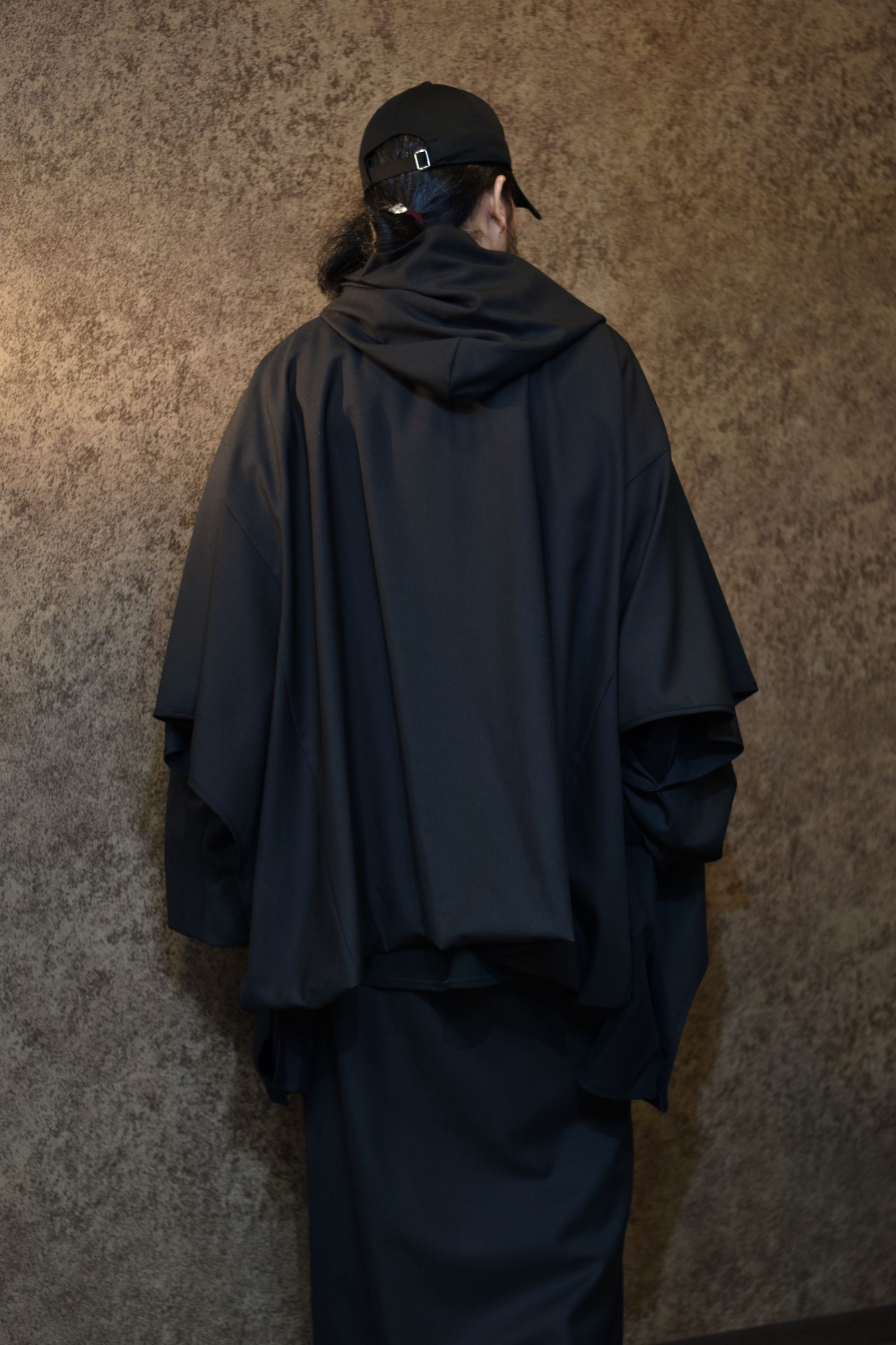 Ground Y - T/W Gabardine Big Cape | chord online store