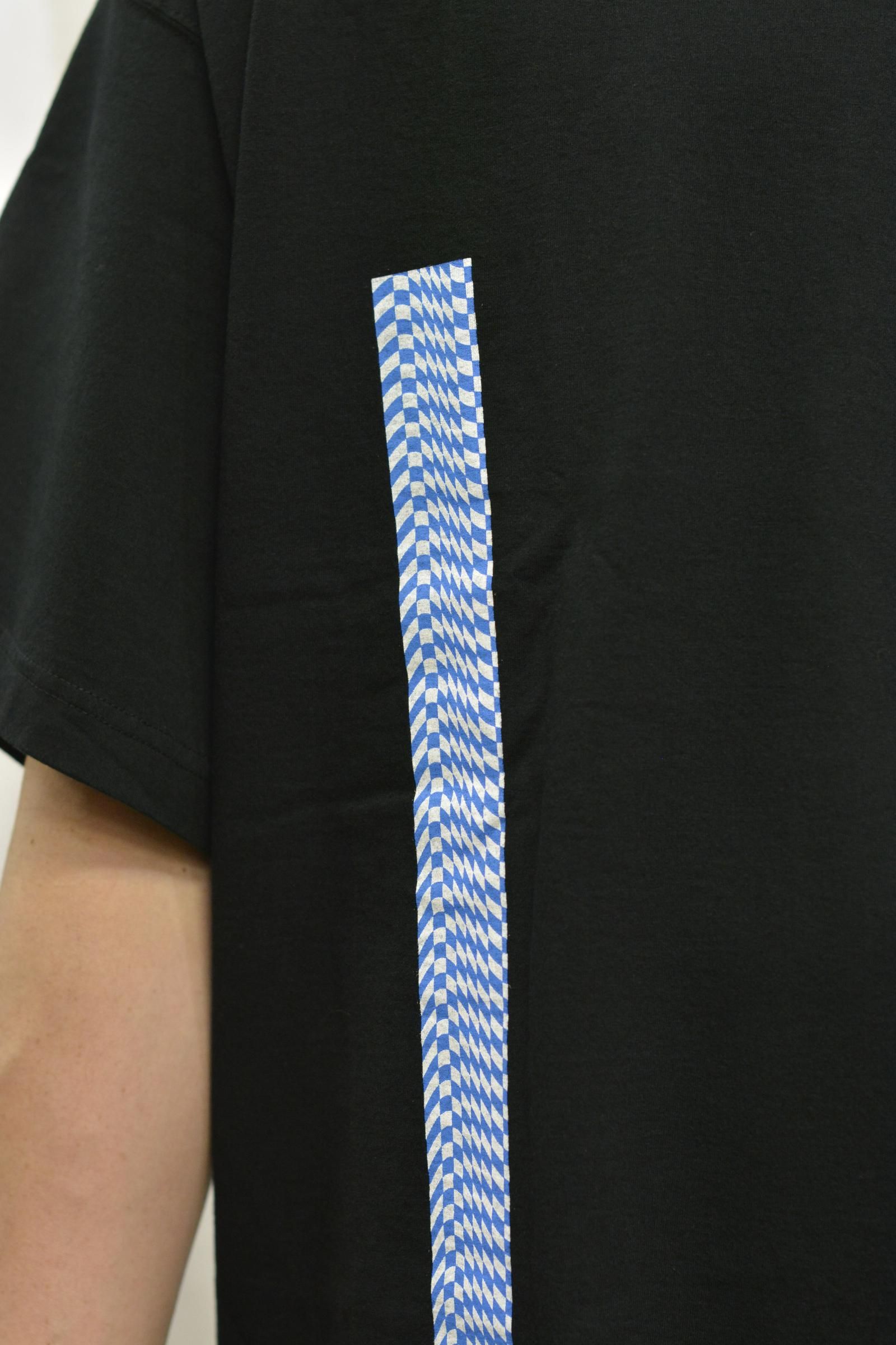 BARCODE PRINT TEE (BLACK)